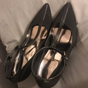 Black Heels with strap